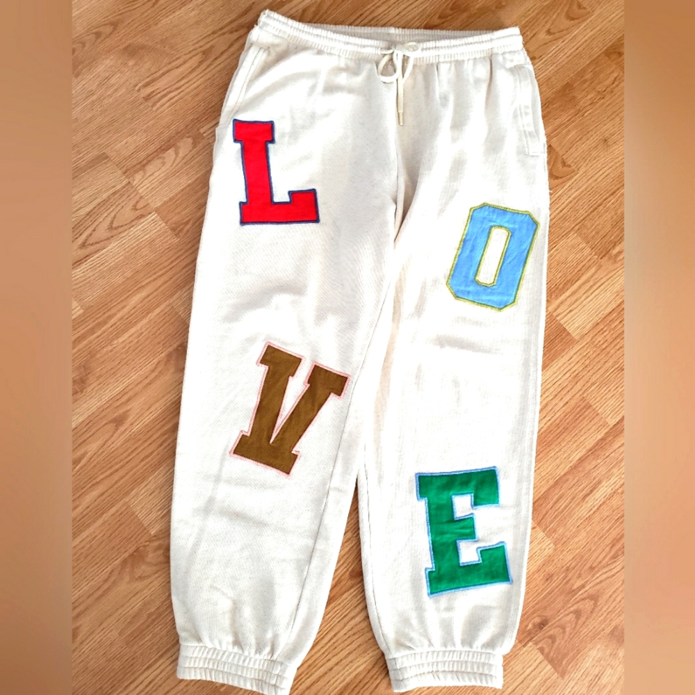 Aerie Varsity letter LOVE sweatpants